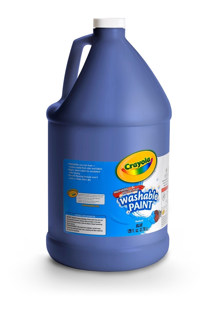 128oz Blue Crayola Washable Paint       Ea