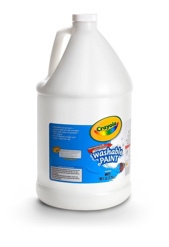 128oz White Crayola Washable Paint      Ea