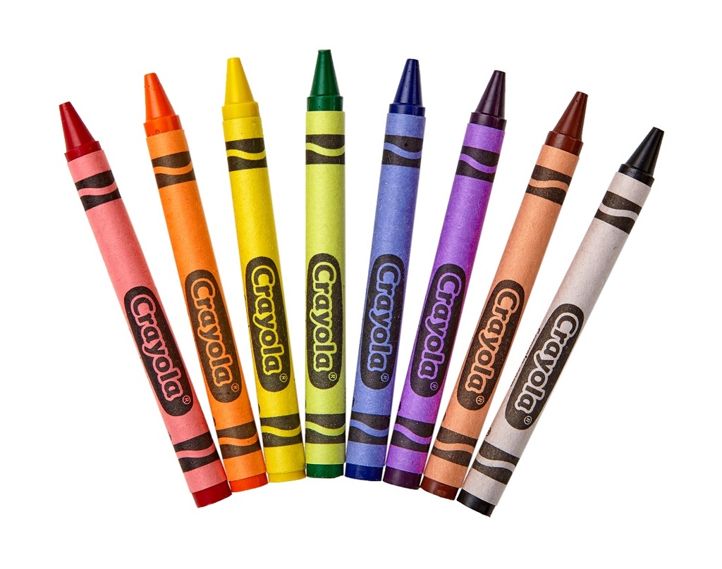 Crayola Classic Crayons, Multicolor - 8 count