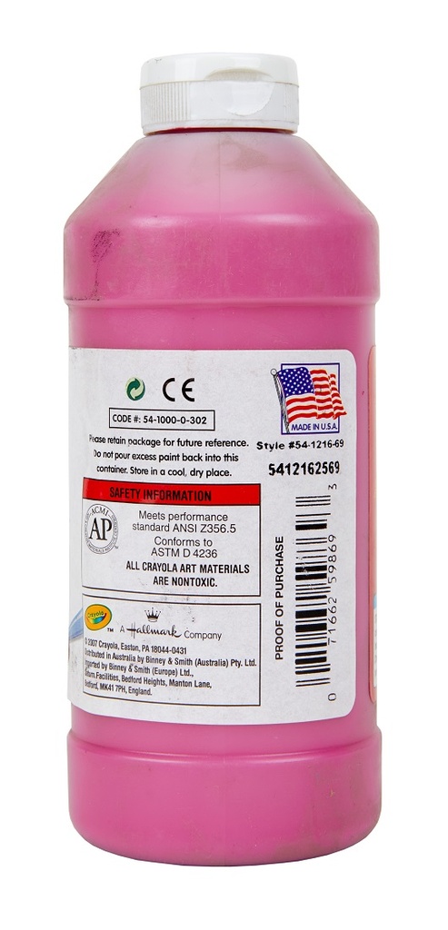 16oz Magenta Crayola Premier Tempera Paint