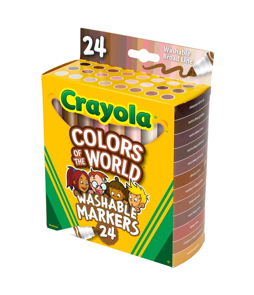 Crayola Colors of the World Markers /24 - J&J Crafts