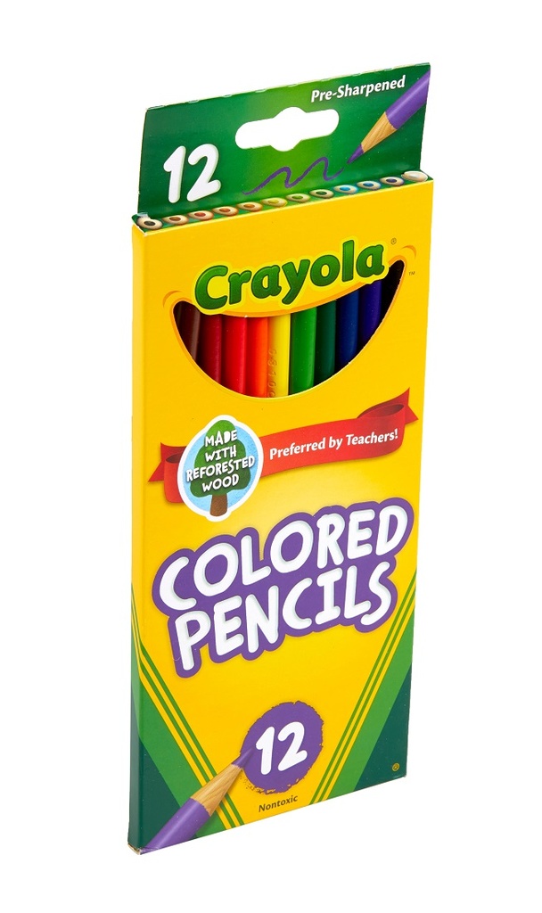 Crayola Colored Pencils, 12 ct