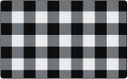 Simply Stylish Large Black & White Buffalo Check 7'6" X 12' Rectangle Carpet 