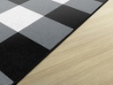 Simply Stylish Large Black & White Buffalo Check 7'6" X 12' Rectangle Carpet 