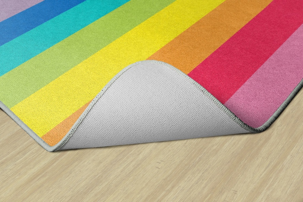 Hello Sunshine Modern Rainbow 5' X 7'6" Rectangle Carpet