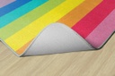 Hello Sunshine Modern Rainbow 5' X 7'6" Rectangle Carpet