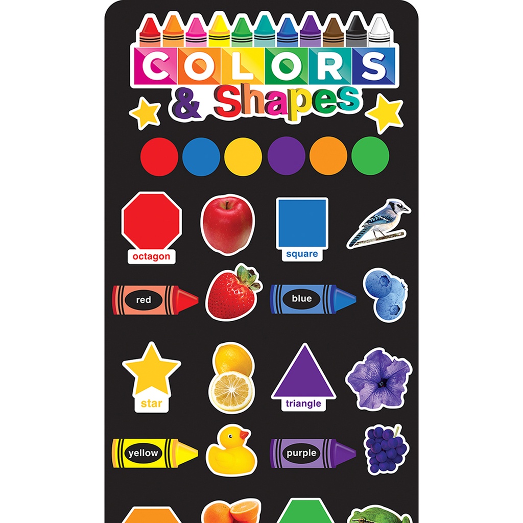 Smart Poly™, The Original Fun Mat™, Mat Runner, 15.5" x 47", Colors and Shapes