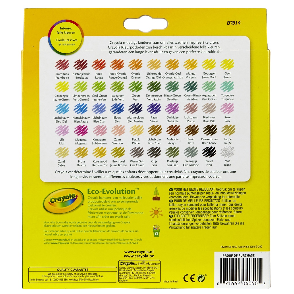 Colored Pencils, Full Length, Assorted Colors, 50 Count