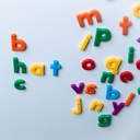 AlphaMagnets® Multicolored Lowercase, 42 Pieces