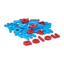 AlphaMagnets® Color-Coded Lowercase, 42 Pieces