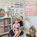 Boho Reading Posters For Classroom Library Decor, Set of 6