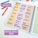 Colorful Undated Teacher Planner and Lesson Plan Book
