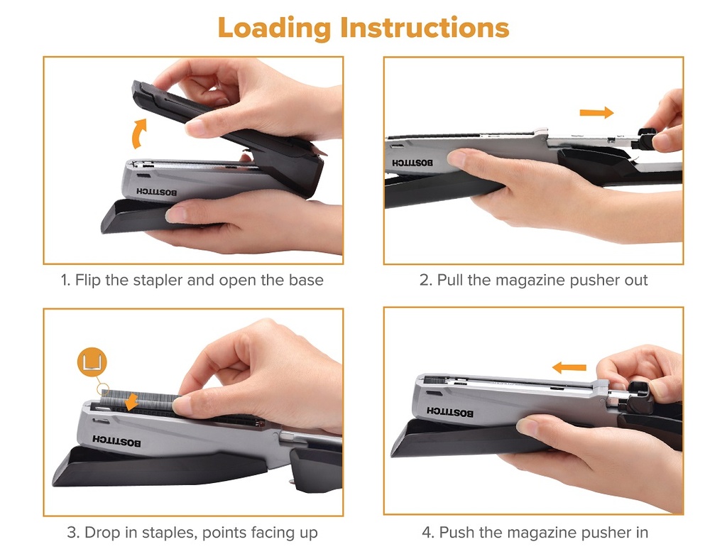 Bostitch InPower Spring Powered Desktop Stapler