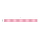 Cool for School Pink Checkers Straight Border Trim