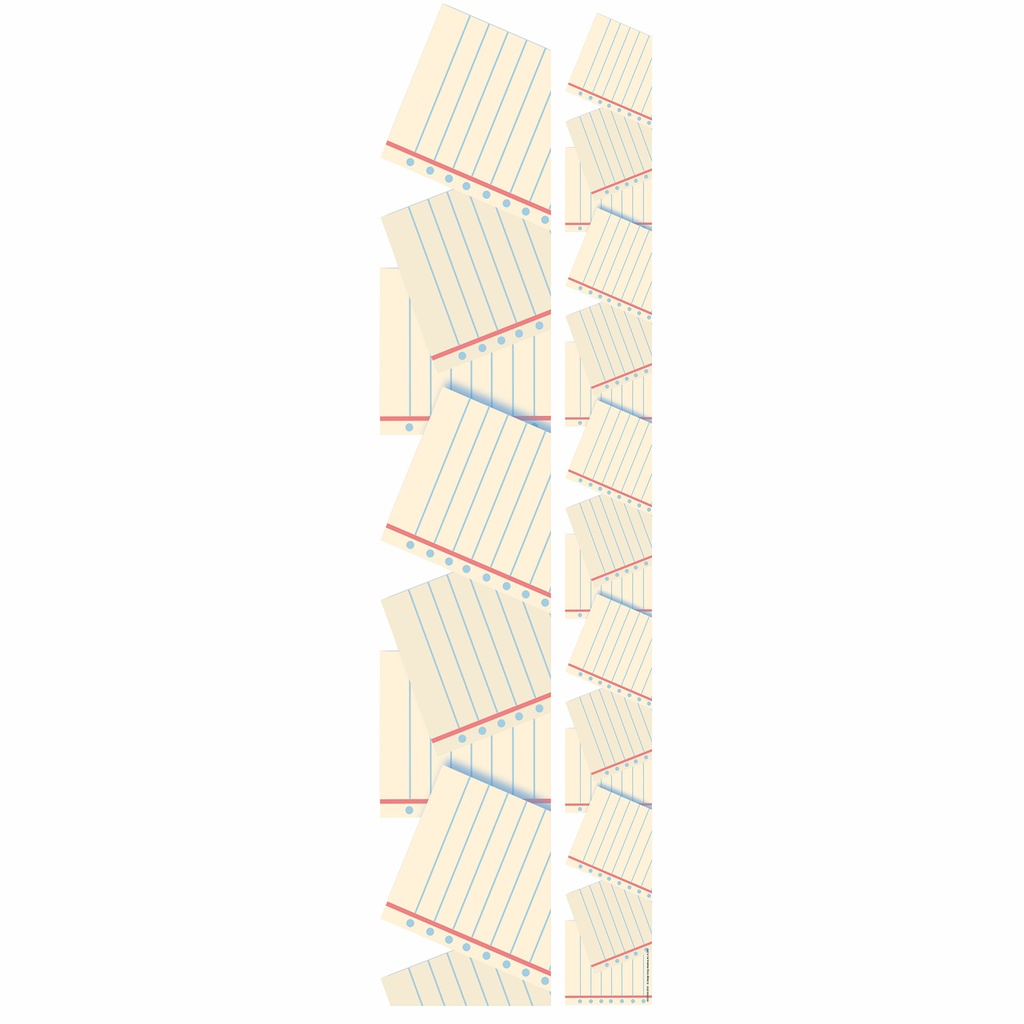 Notebook Paper  Deco Trim - Extra Wide