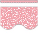 Composition Pink Scalloped Border Trim