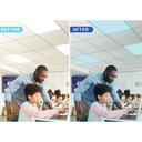 Light Blue Calming Covers Ceiling Light Filters