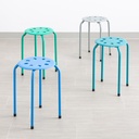 Contemporary Color 17 3/4" H Plastic Stacking Stools Set of 4