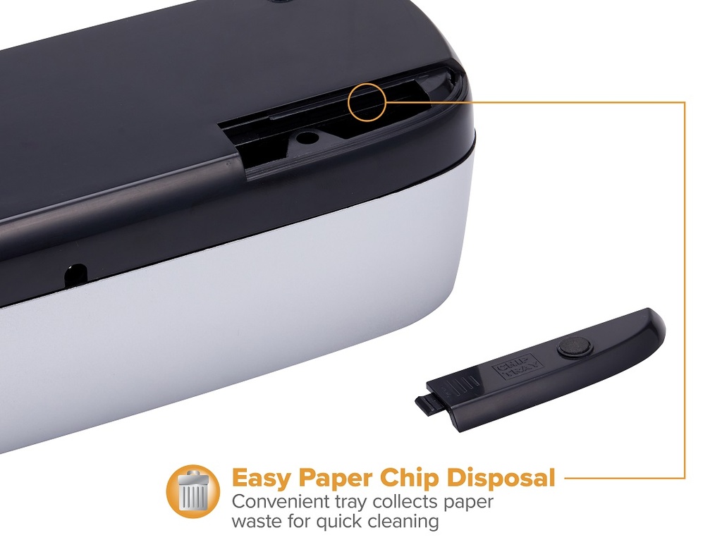 Electric or Battery 3 Hole Paper Punch 12 Sheet Capacity