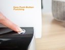 Electric or Battery 3 Hole Paper Punch 12 Sheet Capacity