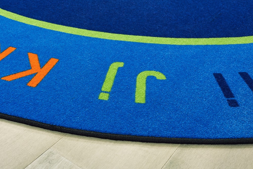 Basic Concepts Literacy Rug 6ft 9in x 9ft 5in Oval