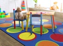 7ft 6in x 12ft Sitting Spots Primary Carpet
