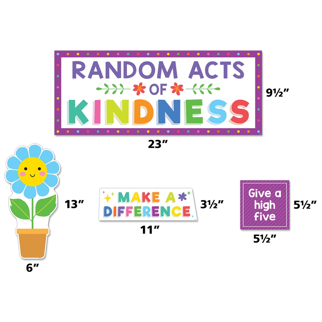 Colorful Random Acts of Kindness Bulletin Board