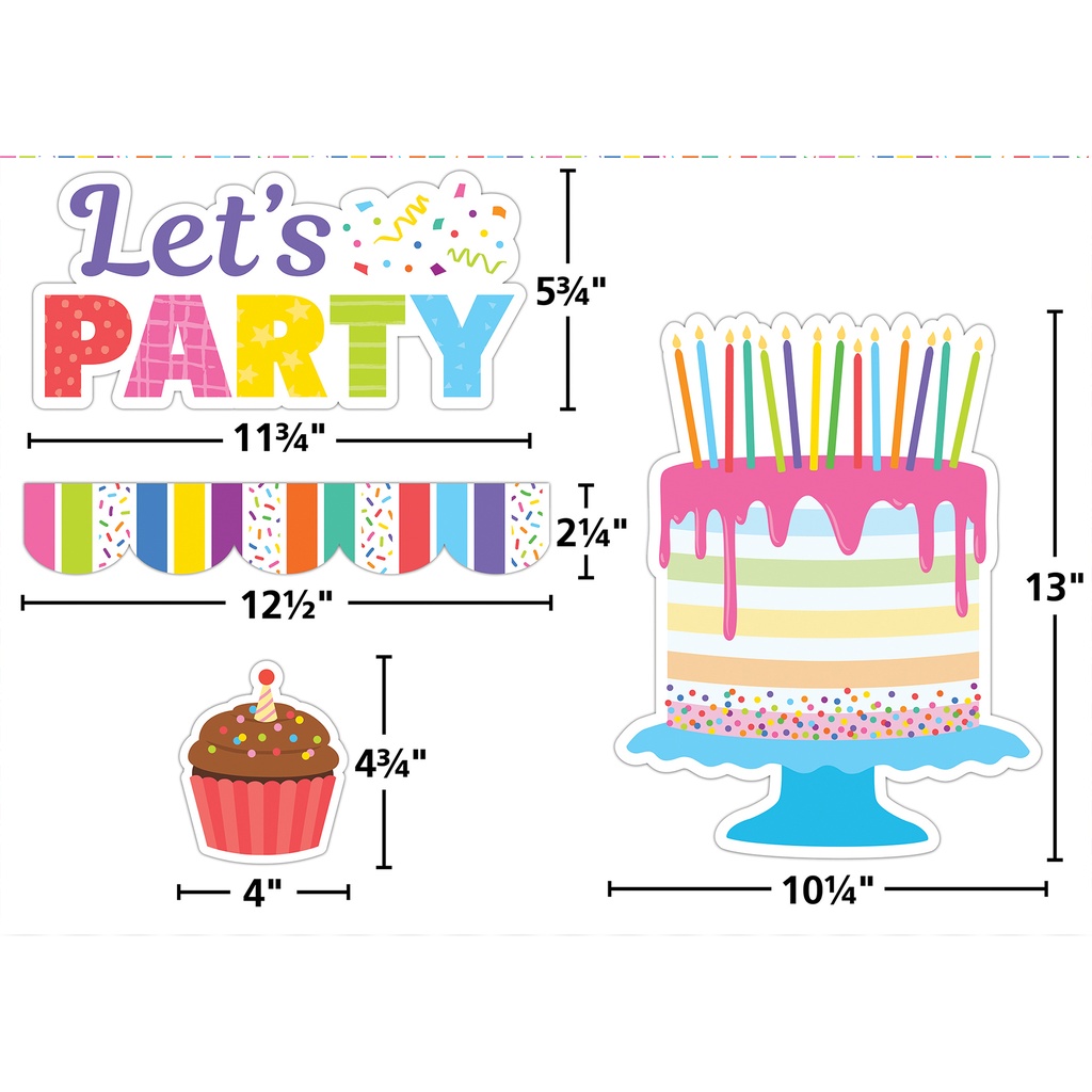 Colorful Happy Birthday Create & Decorate Quick Kit