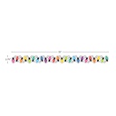 Colorful Holiday Lights Die-Cut Border Trim