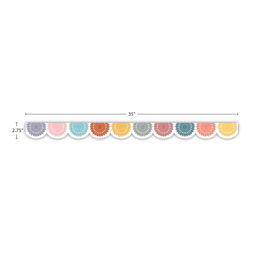 Happy Cactus Crew Fiesta Die-Cut Border Trim