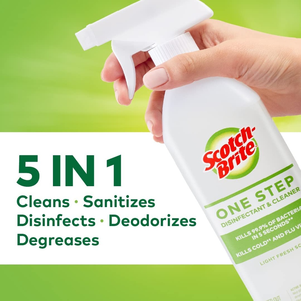 28oz Scotch-Brite One Step Disinfectant &amp; Cleaner