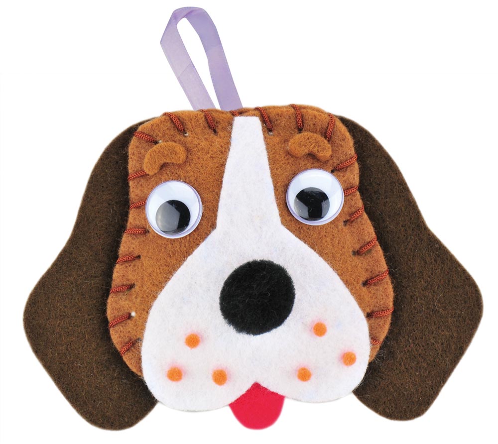 Beagle Dog  Felt Sewing Activity Kit 