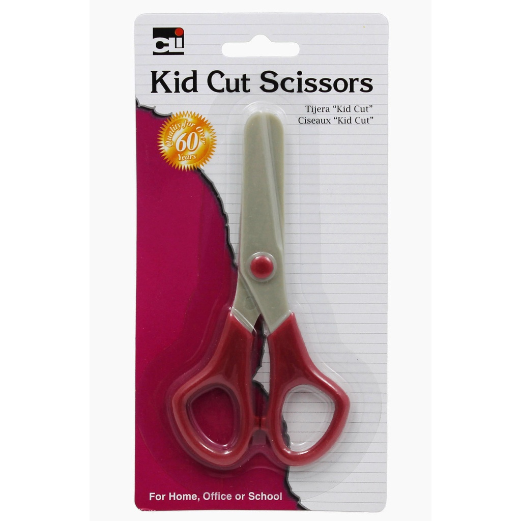 Assorted Kid Cut Plastic Scissors Pack of 24