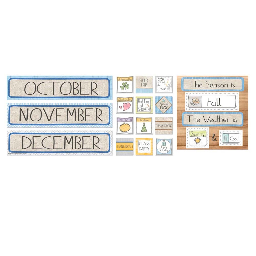 A Close-Knit Class Calendar Set Bulletin Board Set