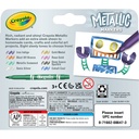 Crayola Metallic Markers 8ct 