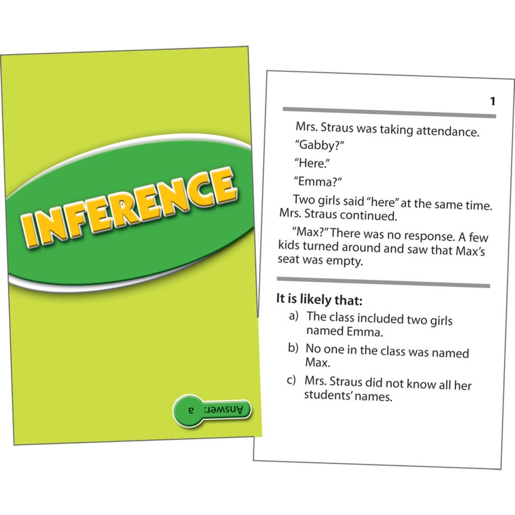 Levels 5.0-6.5 Inference Practice Cards