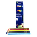 Triangular Colored Pencils With Sharpener 2 Packs of 12 Colors