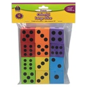 1 1/2" Foam Colorful Large Dice Pack of 12