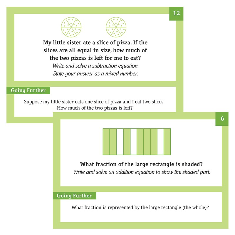 Problem Solving Practice Cards, Grade 4