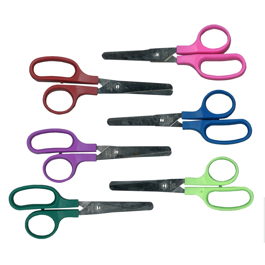 Assorted Children's Blunt 5" Scissors Pack of 36