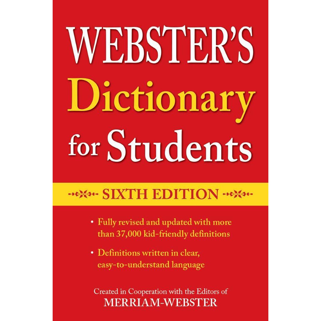 Webster's Dictionary for Students Sixth Edition Pack of 6