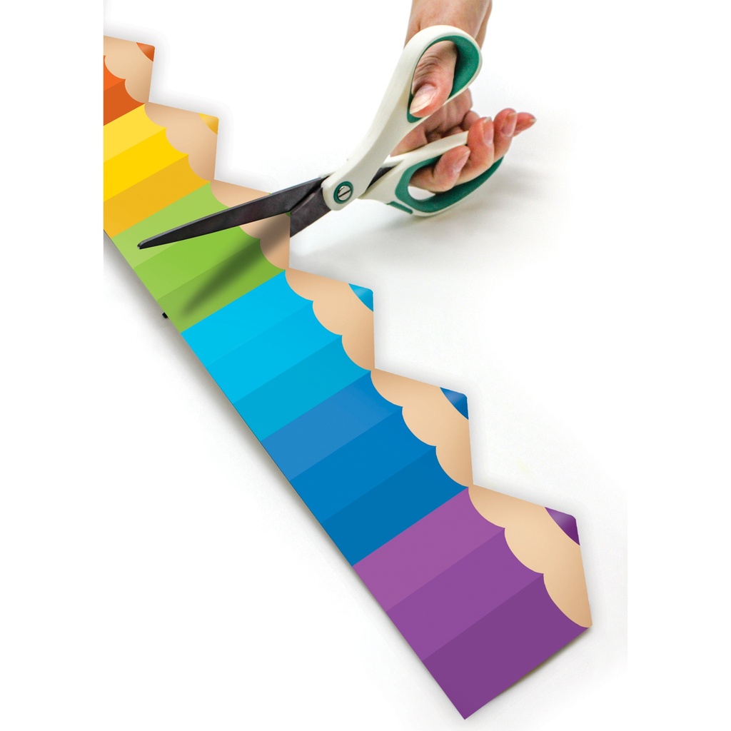 Colored Pencils Die-Cut Rolled Border Trim
