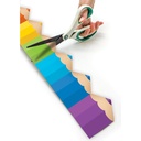 Colored Pencils Die-Cut Rolled Border Trim