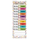 Confetti 14 Pocket Daily Schedule Pocket Chart