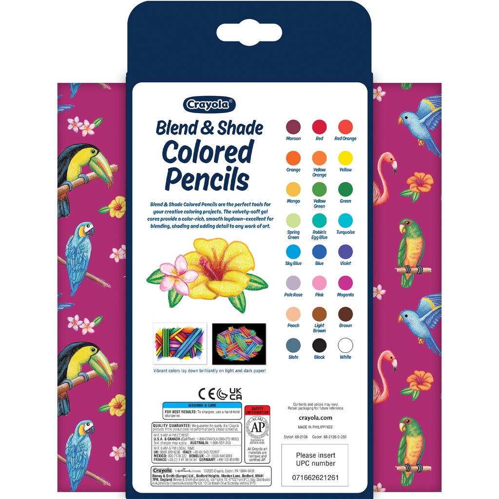 Crayola Blend & Shade Colored Pencils 24 Ct