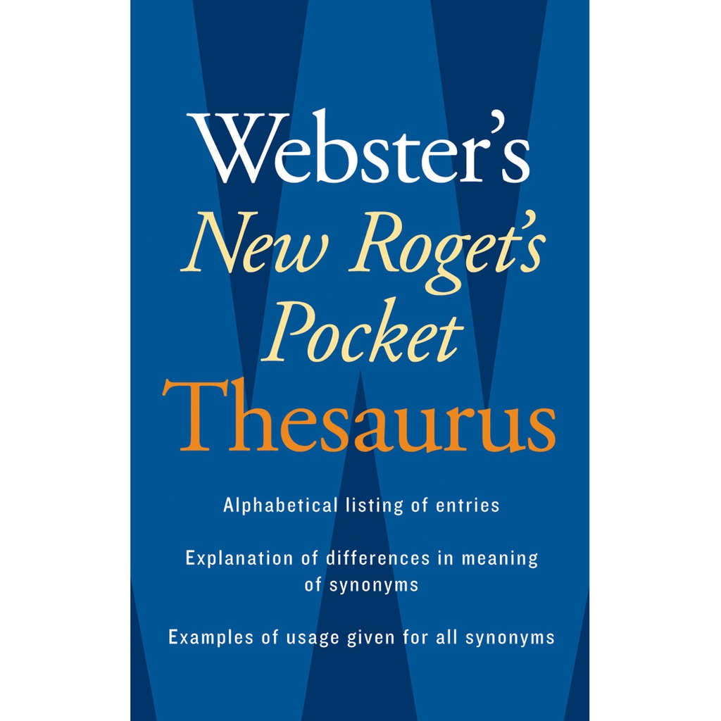 Webster's New Roget's Pocket Thesaurus 6ct