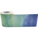 Watercolor Straight Rolled Border Trim