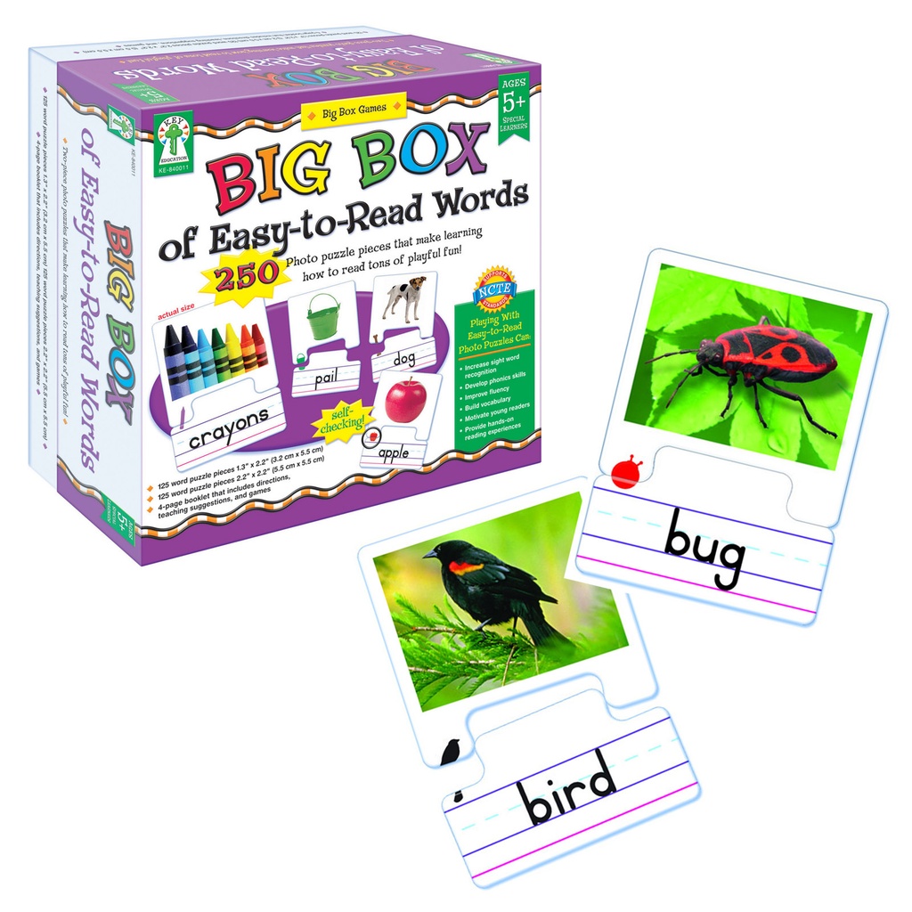 Big Box of Easy-to-Read Words Board Game Grade K-2