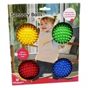 4" Sensory Opaque Balls Pack of 4