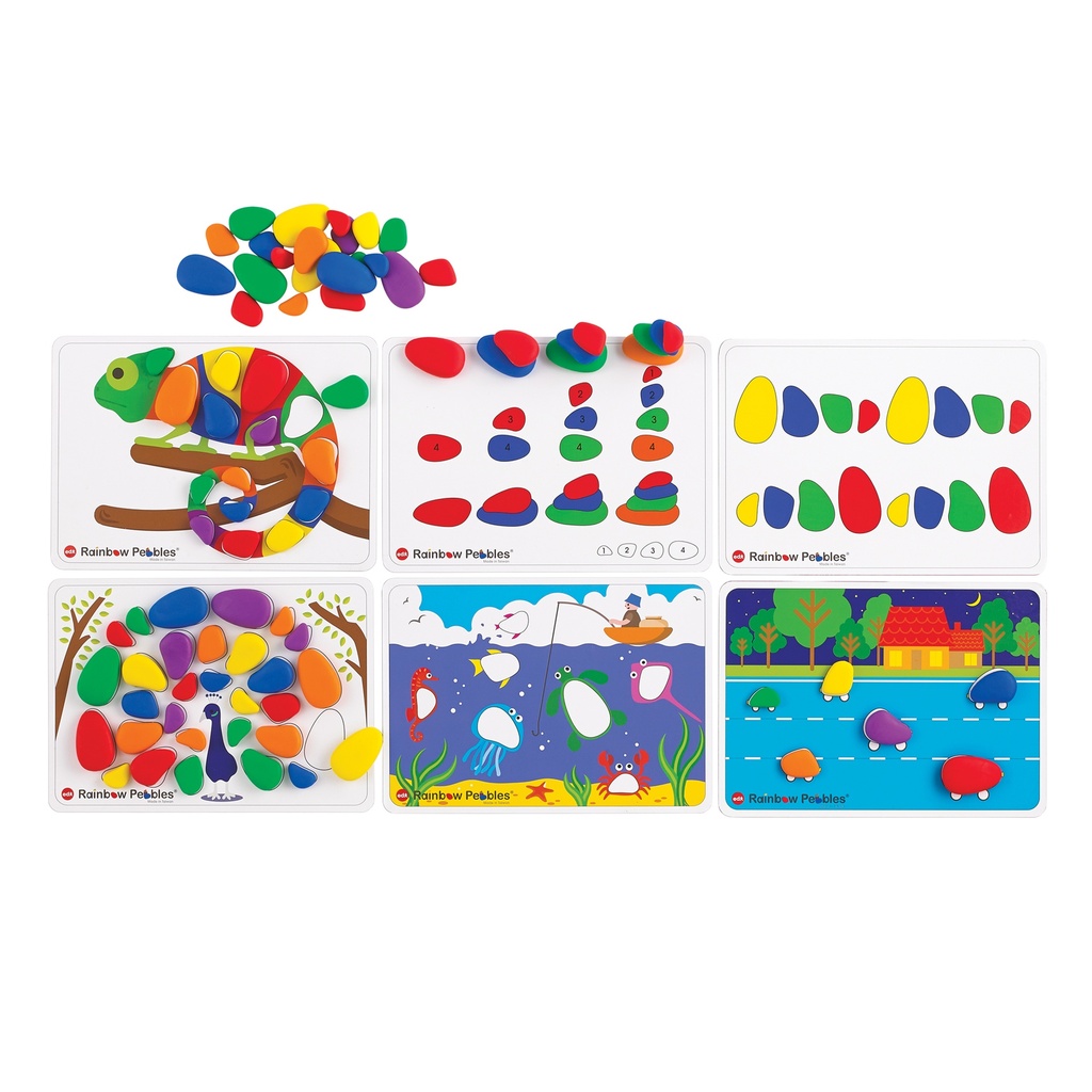 Rainbow Pebbles Activity Set